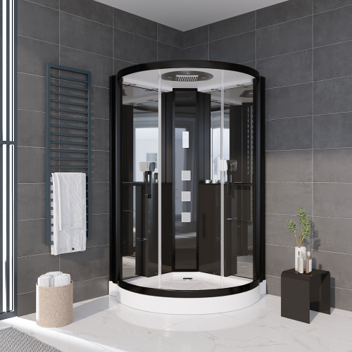 Душевая кабина Grossman GR242 120х120 четверть круга с крышей ориентация универсальная - фото 2